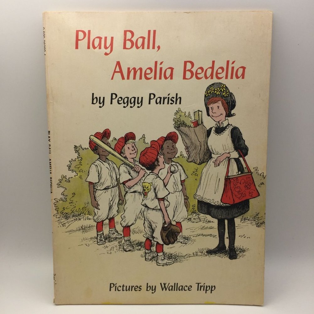 Vintage Scholastic Children's Paperback Book Play Ball Amelia Bedelia Baseball